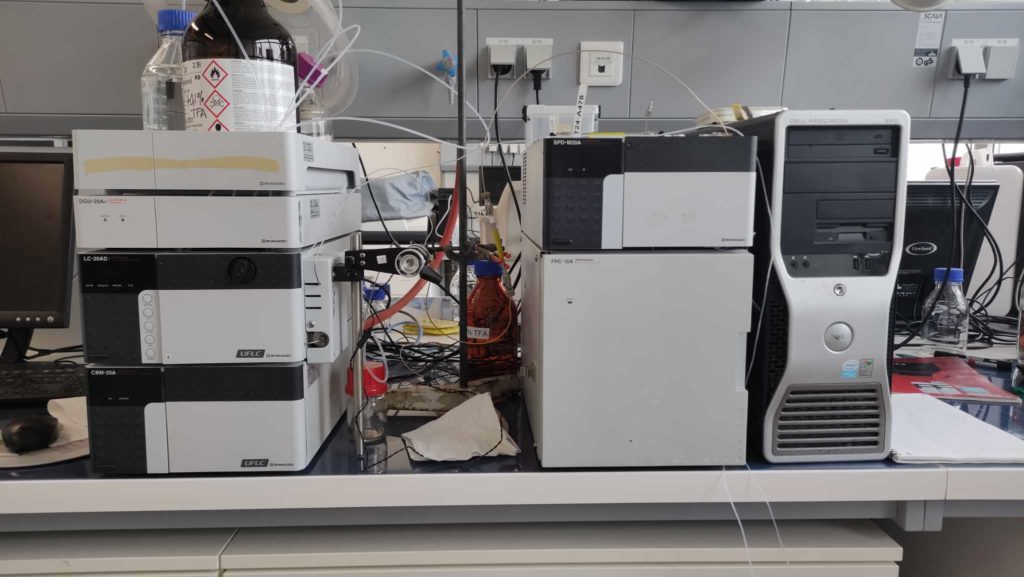 HPLC with PDA detector